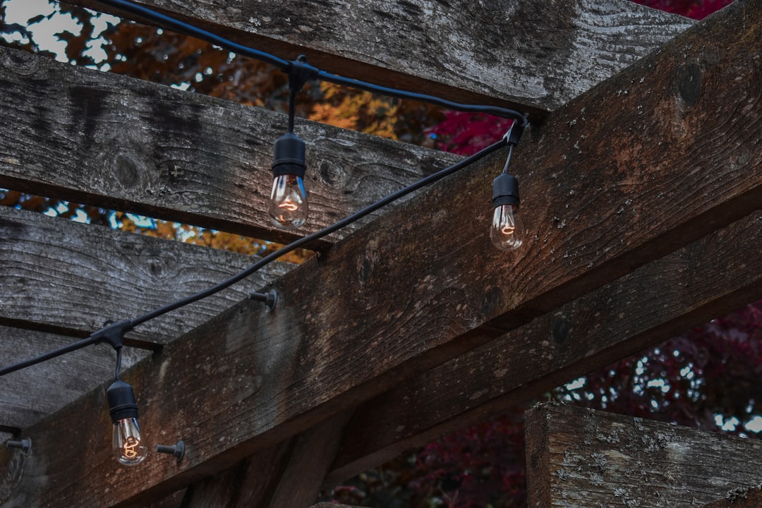Herfstverlichting met spaarlampen bespaart energie.